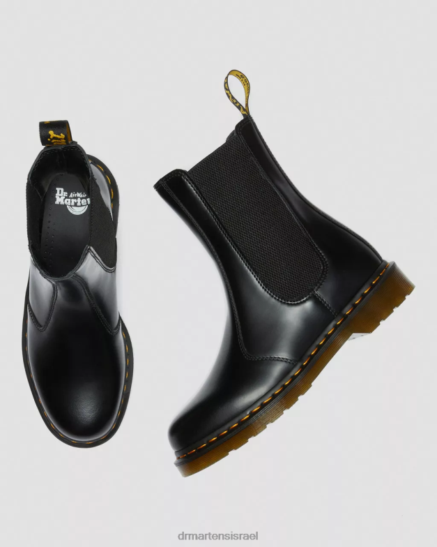 מגפי צ'לסי מעור חלק 2976 היי Dr. Martens שחור חלק הַנעָלָה N8BB8109