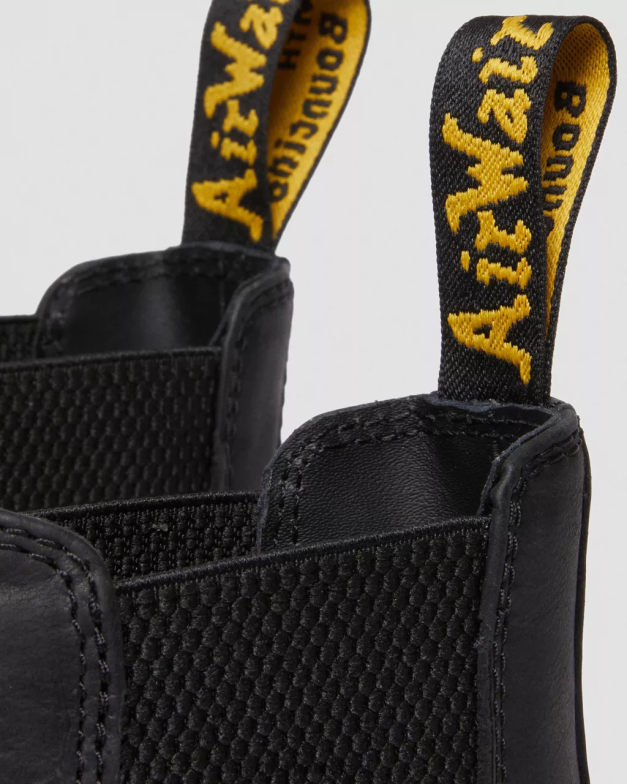 מגפי צ'לסי מעור מלא שעווה 2976 Dr. Martens דגנים מלאים בשעווה שחורה הַנעָלָה N8BB8186