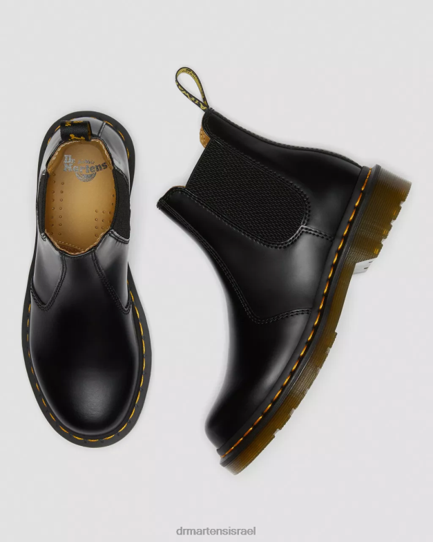 מגפי צ'לסי מעור חלק 2976 Dr. Martens שחור חלק הַנעָלָה N8BB834