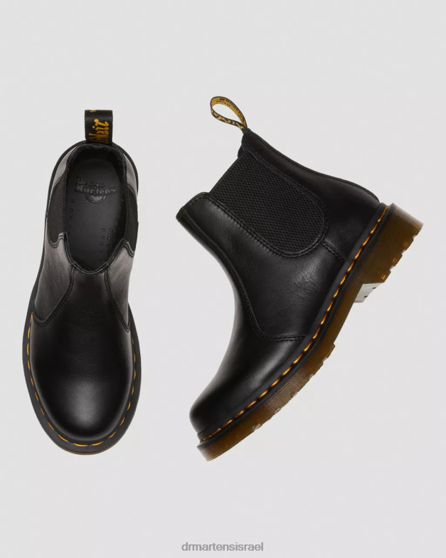 מגפי צ'לסי מעור 2976 Dr. Martens וירג'יניה שחורה הַנעָלָה N8BB837
