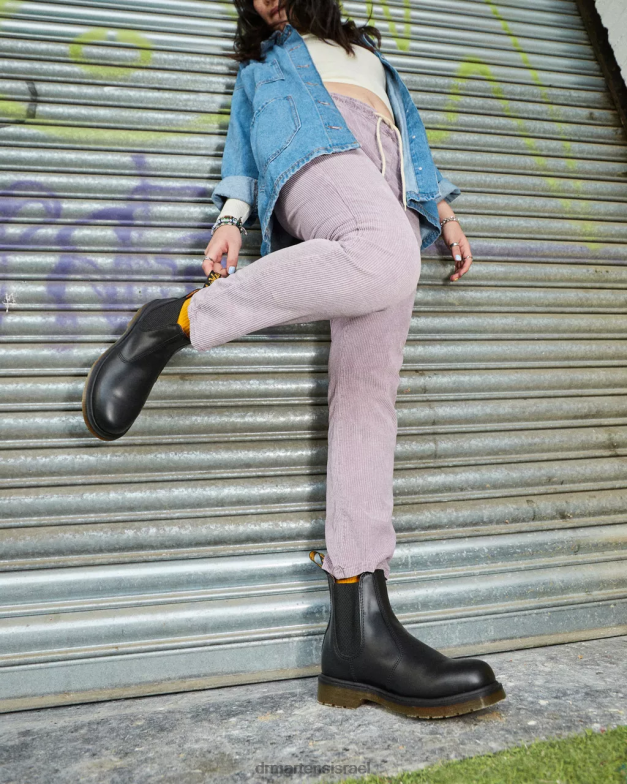 מגפי צ'לסי מעור חלק 2976 Dr. Martens שחור חלק הַנעָלָה N8BB83
