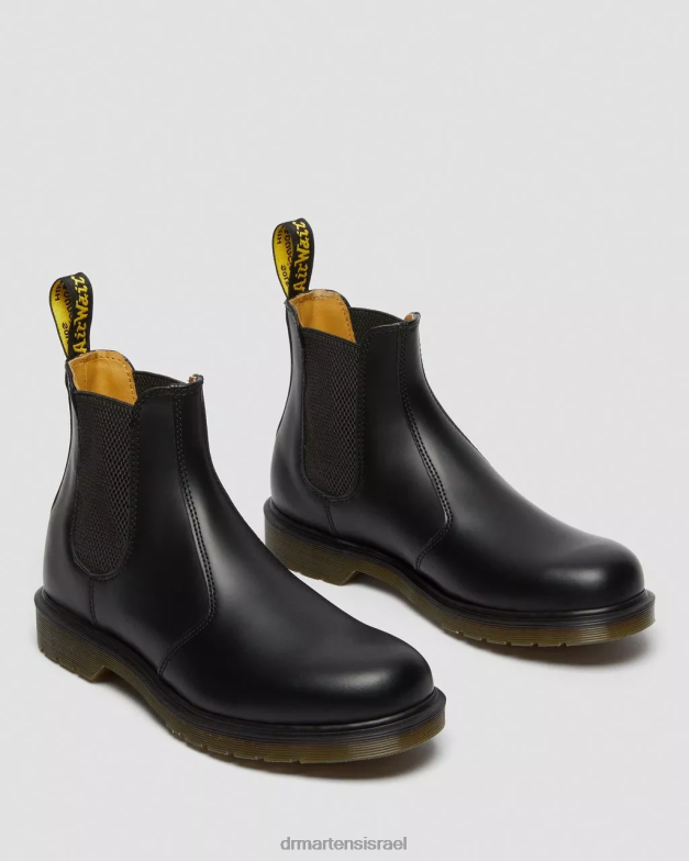 מגפי צ'לסי מעור חלק 2976 Dr. Martens שחור חלק הַנעָלָה N8BB83