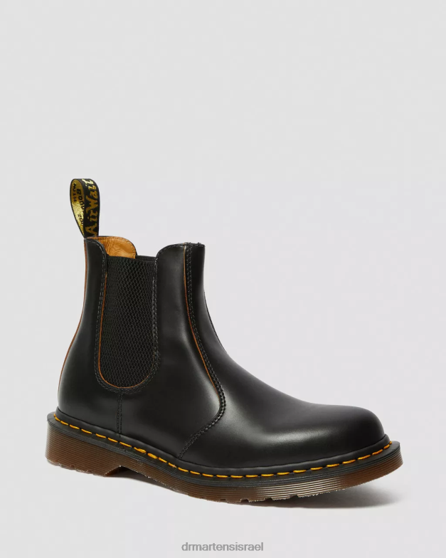 וינטג' 2976 תוצרת אנגליה מגפי צ'לסי Dr. Martens קווילון שחור הַנעָלָה N8BB852