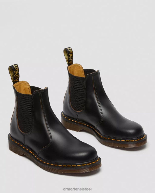 וינטג' 2976 תוצרת אנגליה מגפי צ'לסי Dr. Martens קווילון שחור הַנעָלָה N8BB852