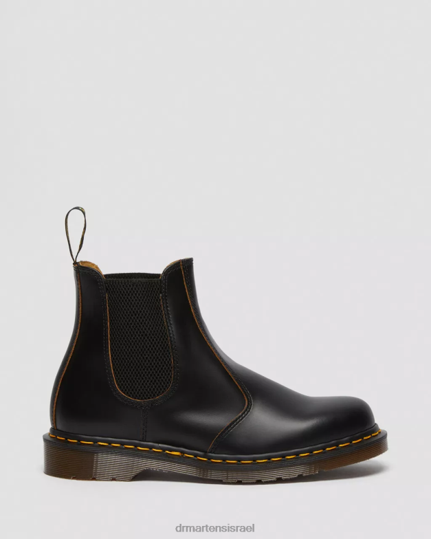 וינטג' 2976 תוצרת אנגליה מגפי צ'לסי Dr. Martens קווילון שחור הַנעָלָה N8BB852