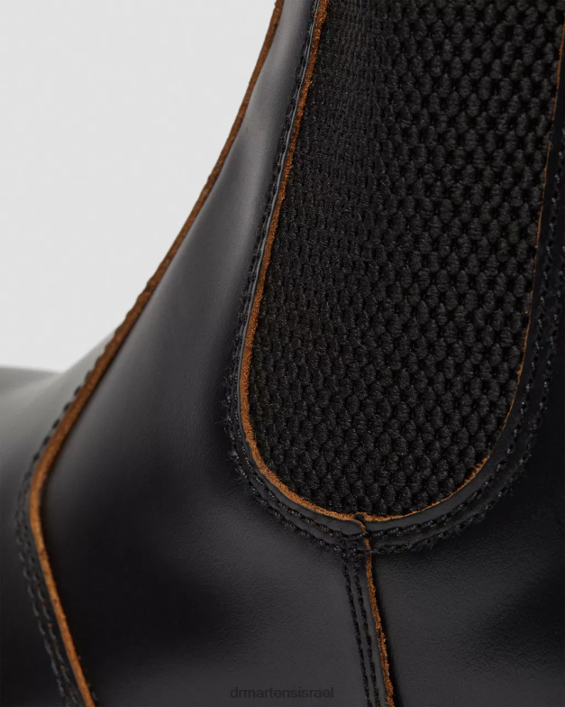 וינטג' 2976 תוצרת אנגליה מגפי צ'לסי Dr. Martens קווילון שחור הַנעָלָה N8BB852