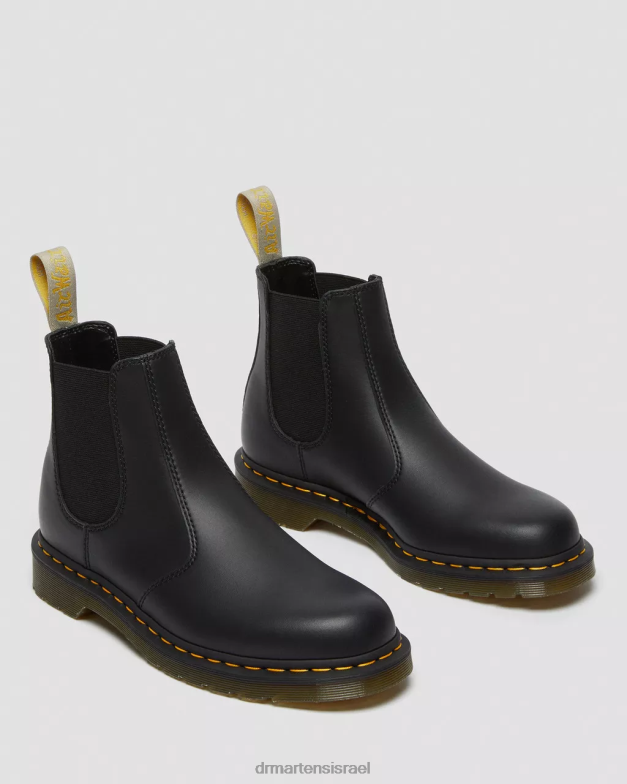 מגפי פליקס צ'לסי טבעוניים 2976 Dr. Martens פליקס שחור לשפשף הַנעָלָה N8BB87