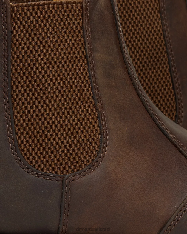 מגפי צ'לסי מעור סוס משוגעים 2976 Dr. Martens סוס חום מטורף הַנעָלָה N8BB886
