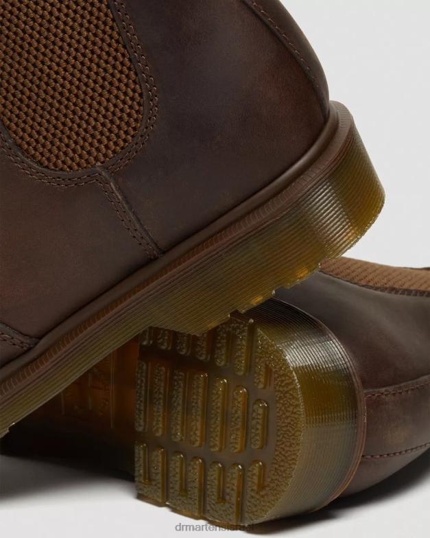 מגפי צ'לסי מעור סוס משוגעים 2976 Dr. Martens סוס חום מטורף הַנעָלָה N8BB886