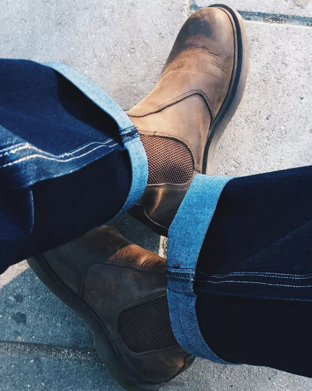 מגפי צ'לסי מעור סוס משוגעים 2976 Dr. Martens סוס חום מטורף הַנעָלָה N8BB886