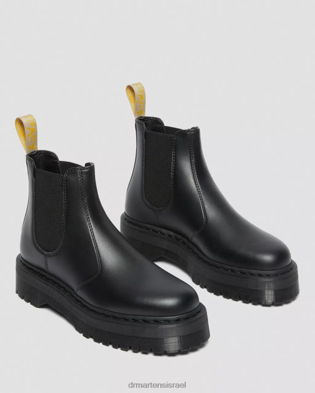 מגפי צ'לסי טבעוניים 2976 פליקס פלטפורמה Dr. Martens פליקס שחור לשפשף הַנעָלָה N8BB89