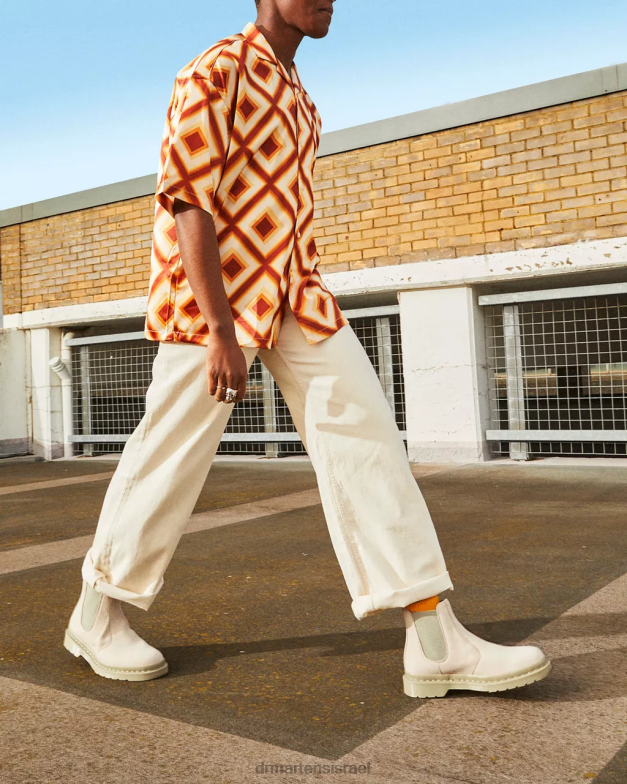 מגפי צ'לסי מעור נובוק מונו 2976 Dr. Martens קלף בז' טחון נובוק wp הַנעָלָה N8BB8119