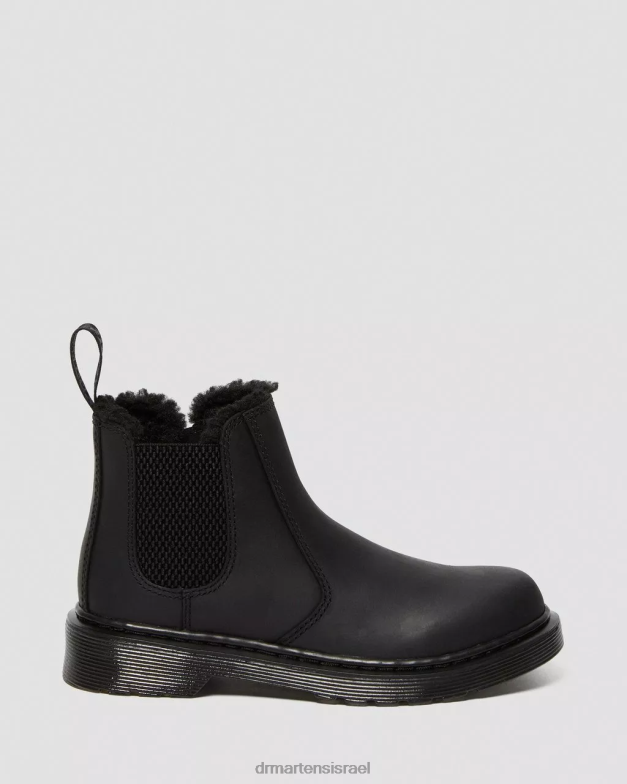 מגפי צ'לסי בשילוב פרווה מלאכותית משנת 2976 Dr. Martens הרפובליקה השחורה wp הַנעָלָה N8BB8439