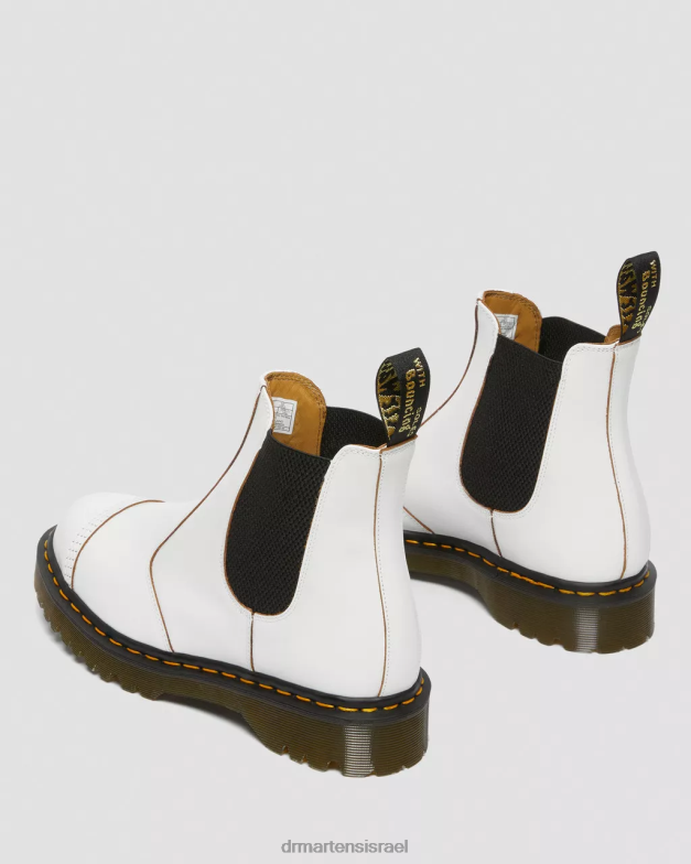 2976 bex תוצרת אנגליה מגפי צ'לסי Dr. Martens קווילון לבן הַנעָלָה N8BB8144