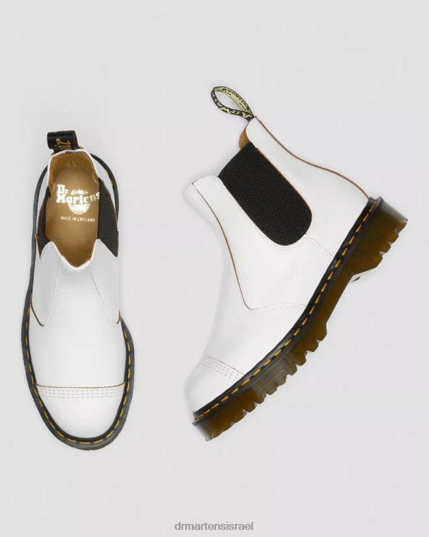 2976 bex תוצרת אנגליה מגפי צ'לסי Dr. Martens קווילון לבן הַנעָלָה N8BB8144