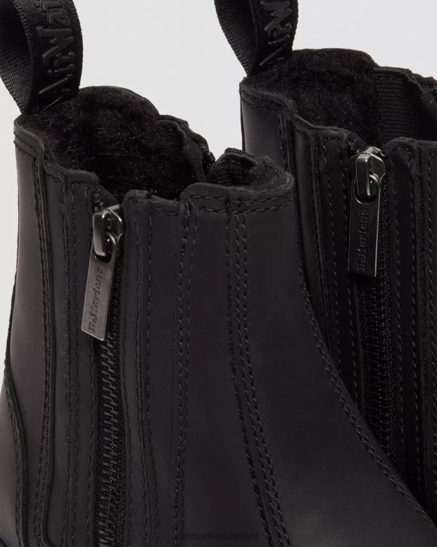 מגפי צ'לסי עם רוכסן 2976 dm Dr. Martens מפלסת שלג שחורה הַנעָלָה N8BB8164