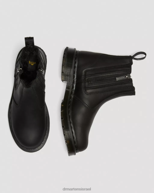 מגפי צ'לסי עם רוכסן 2976 dm Dr. Martens מפלסת שלג שחורה הַנעָלָה N8BB8164