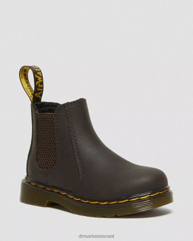 מגפי צ'לסי מעור לפעוט 2976 wildhorse Dr. Martens סוס בר בגוון חום כהה הַנעָלָה N8BB8402