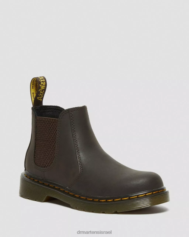 מגפי צ'לסי מעור ג'וניור 2976 wildhorse Dr. Martens סוס בר בגוון חום כהה הַנעָלָה N8BB8431