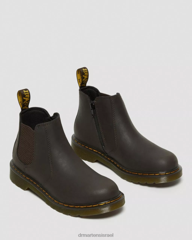 מגפי צ'לסי עור 2976 wildhorse Dr. Martens סוס בר בגוון חום כהה הַנעָלָה N8BB8461