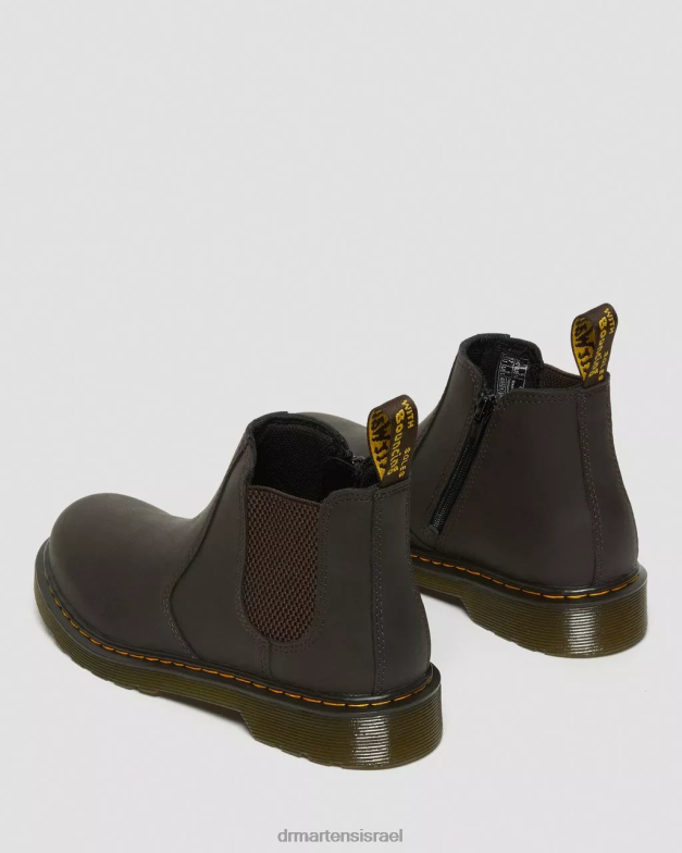 מגפי צ'לסי עור 2976 wildhorse Dr. Martens סוס בר בגוון חום כהה הַנעָלָה N8BB8461