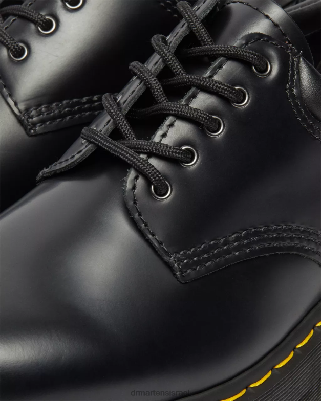 נעלי קז'ואל מעור 8053 פלטפורמה Dr. Martens שחור מלוטש חלק הַנעָלָה N8BB8216