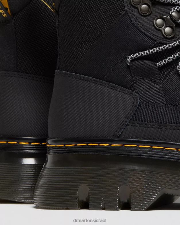 מגפיים קז'ואל מעור בורי Dr. Martens Ajax שחור & קשיח במיוחד והידרו הַנעָלָה N8BB845