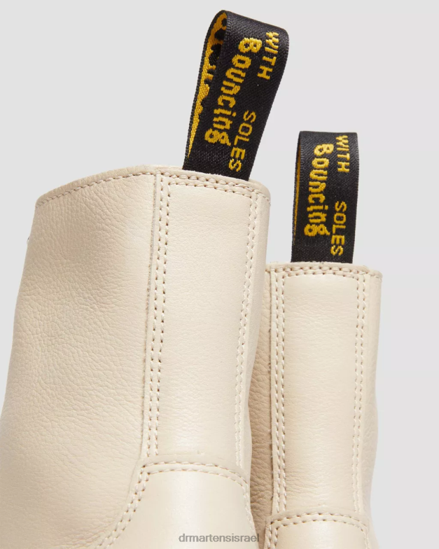 מגפי ג'דון פיזה משטחי עור Dr. Martens קלף בז' פיזה הַנעָלָה N8BB8112