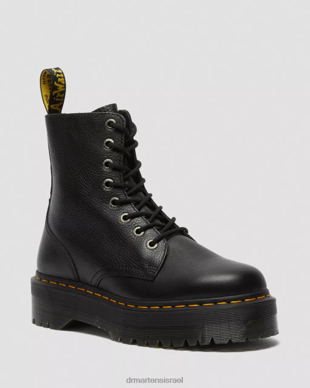 מגפי ג'דון פיזה משטחי עור Dr. Martens פיזה שחורה הַנעָלָה N8BB813