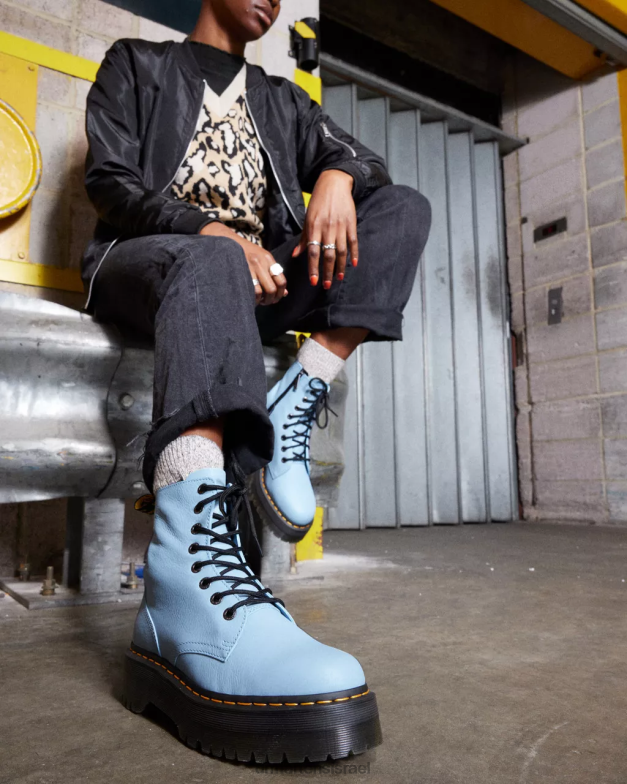 מגפי ג'דון פיזה משטחי עור Dr. Martens פיזה כחולה הַנעָלָה N8BB8130