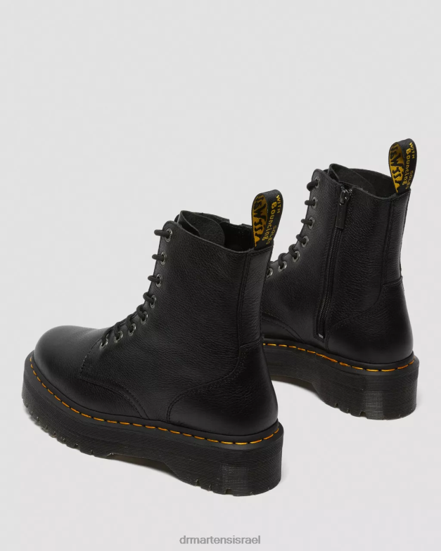 מגפי ג'דון פיזה משטחי עור Dr. Martens פיזה שחורה הַנעָלָה N8BB813