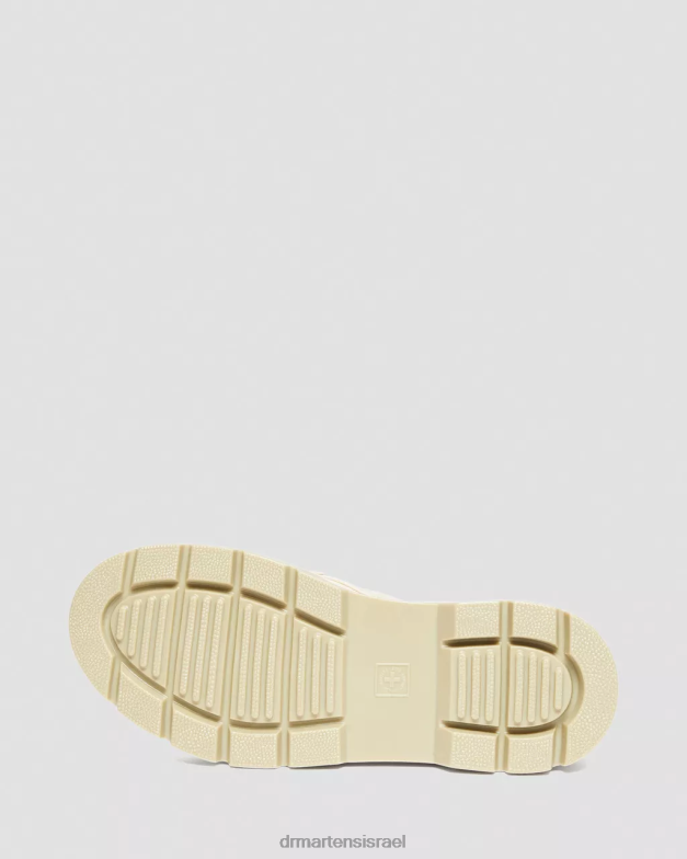 מגפי קנבס קז'ואל מסרקים Dr. Martens קנבס בז' קלף ועור מצופה כרסום הַנעָלָה N8BB8172