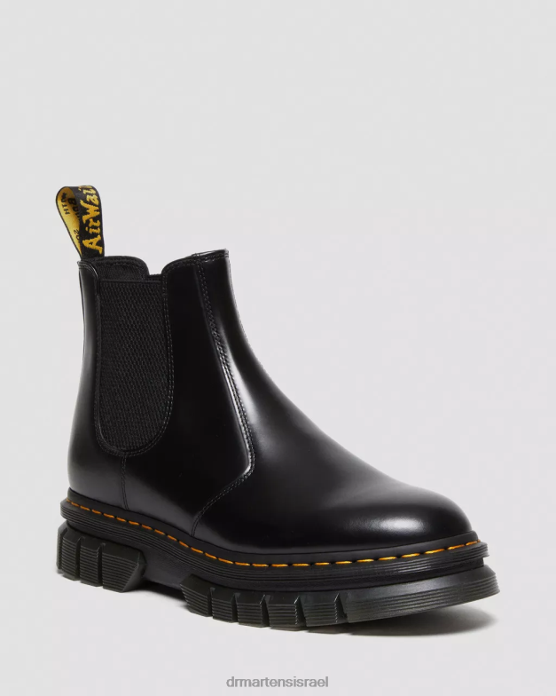 מגפי צ'לסי מעור חלק ריקארד מלוטש Dr. Martens שחור מלוטש חלק הַנעָלָה N8BB8175