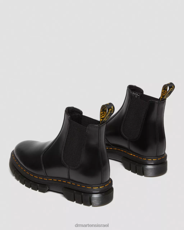 מגפי צ'לסי מעור חלק ריקארד מלוטש Dr. Martens שחור מלוטש חלק הַנעָלָה N8BB8175