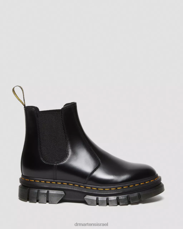 מגפי צ'לסי מעור חלק ריקארד מלוטש Dr. Martens שחור מלוטש חלק הַנעָלָה N8BB8175