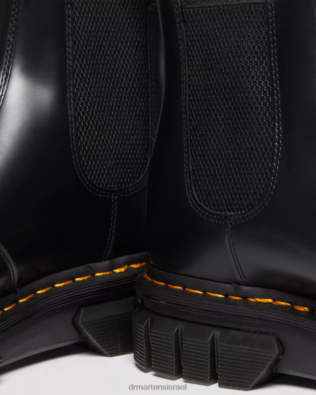 מגפי צ'לסי מעור חלק ריקארד מלוטש Dr. Martens שחור מלוטש חלק הַנעָלָה N8BB8175