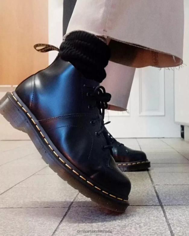 מגפי קופים מעור חלק של הכנסייה Dr. Martens שחור חלק הַנעָלָה N8BB8177