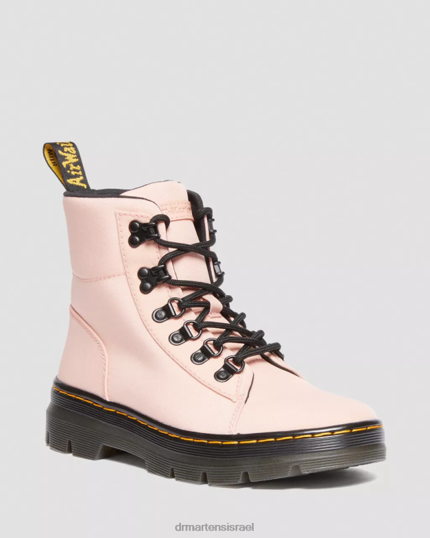 מסרק מגפי ניילון ועור Dr. Martens ניילון ציקלון בצבע בז' אפרסק הַנעָלָה N8BB8179