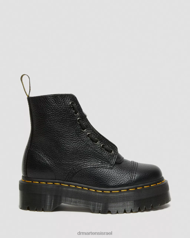 מגפי פלטפורמה מעור נאפה סינקלייר טחינה Dr. Martens נאפה טחינה שחורה הַנעָלָה N8BB8208