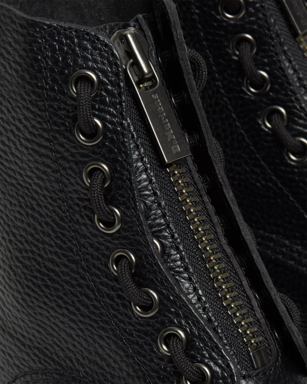 מגפי פלטפורמה מעור נאפה סינקלייר טחינה Dr. Martens נאפה טחינה שחורה הַנעָלָה N8BB8208