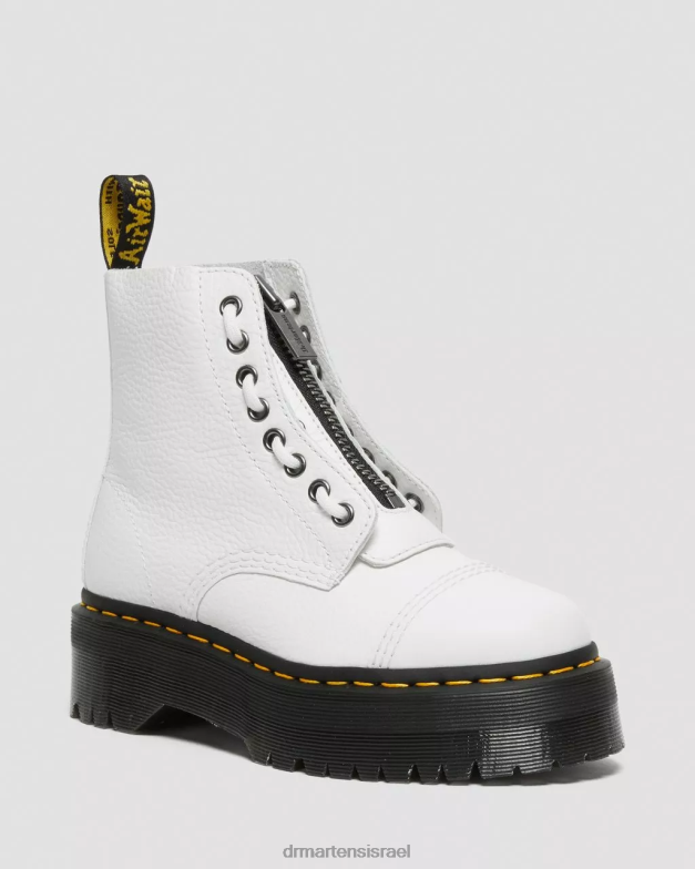מגפי פלטפורמה מעור נאפה סינקלייר טחינה Dr. Martens נאפה לבן טחון הַנעָלָה N8BB8211