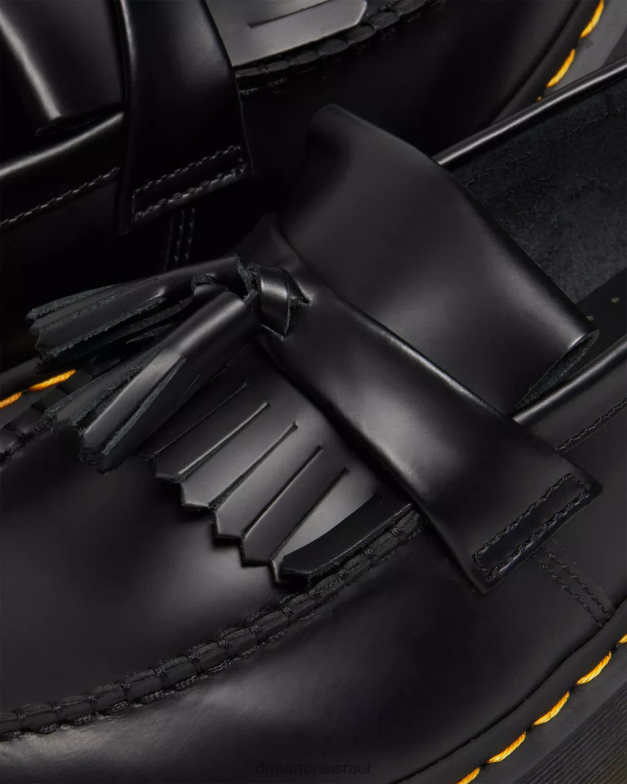 מכנסי ציצית מעור אדריאן Dr. Martens שחור חלק הַנעָלָה N8BB8218