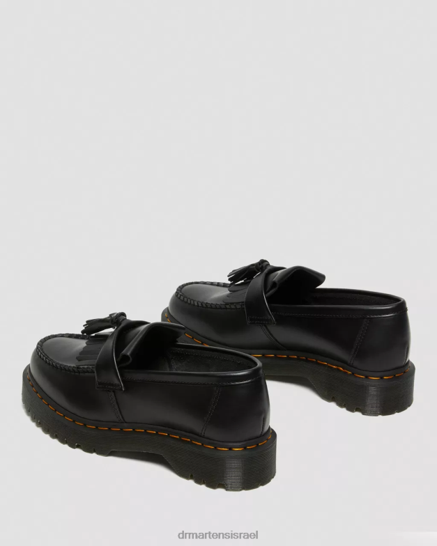 אדריאן בקס בלופרס מעור חלק Dr. Martens שחור חלק הַנעָלָה N8BB8219