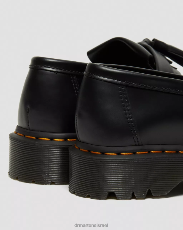 אדריאן בקס בלופרס מעור חלק Dr. Martens שחור חלק הַנעָלָה N8BB8219