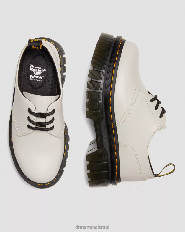 נעלי פלטפורמה מעור אודריק נאפה Dr. Martens נאפה לוקס אפור מרוצף אבן הַנעָלָה N8BB8232