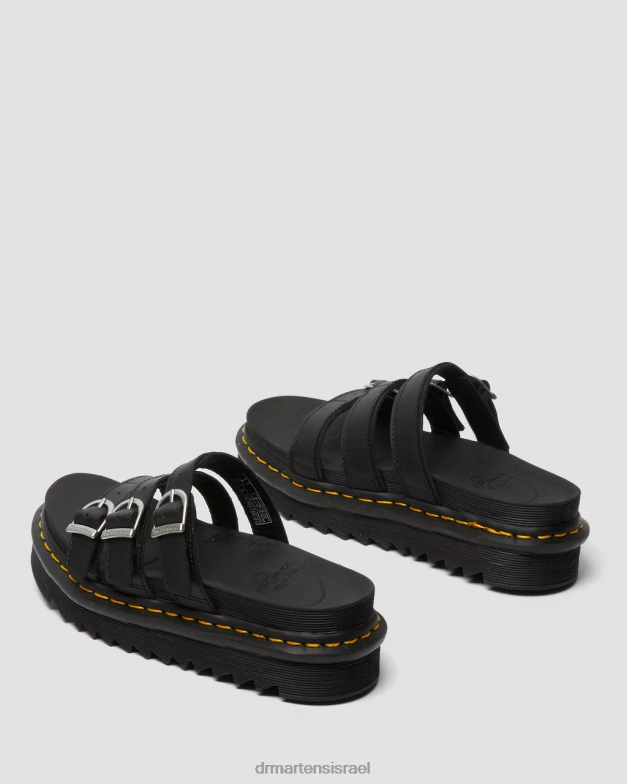 סנדלי החלקה מעור בלייר Dr. Martens הידרו שחור הַנעָלָה N8BB8259