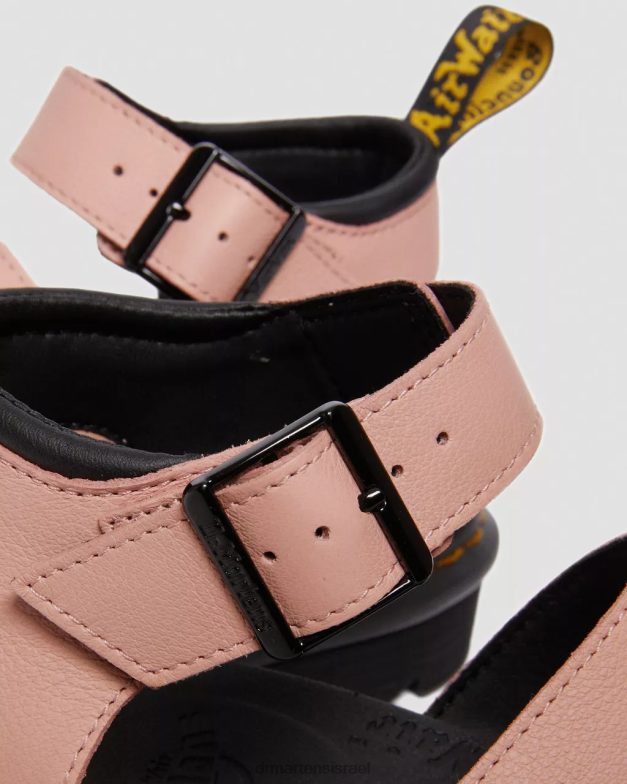 סנדלי רצועת עור בלייר פיזה Dr. Martens אפרסק בז' פיזה הַנעָלָה N8BB8263