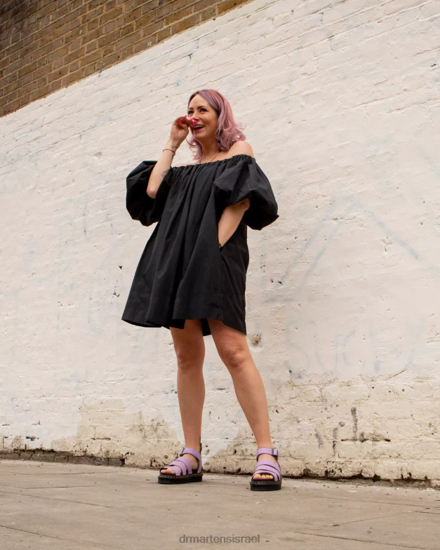 סנדלי רצועת עור בלייר פיזה Dr. Martens לילך פיזה הַנעָלָה N8BB8271