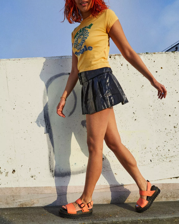 סנדלי רצועת עור ווס פיזה Dr. Martens אלמוגים פיזה הַנעָלָה N8BB8276