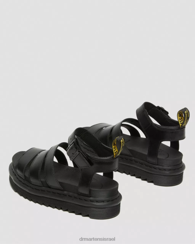 סנדלי רצועת עור בלייר ברנדו Dr. Martens ברנדו שחור הַנעָלָה N8BB8345